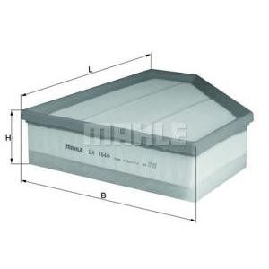 въздушен филтър MAHLE ORIGINAL LX 1640 