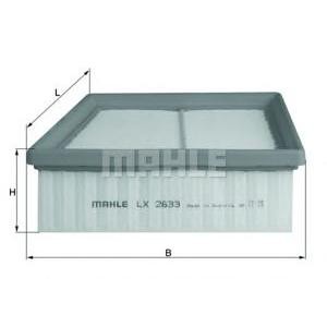 въздушен филтър MAHLE ORIGINAL LX 2633 