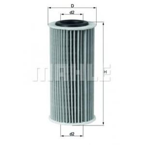 маслен филтър MAHLE ORIGINAL OX 835D