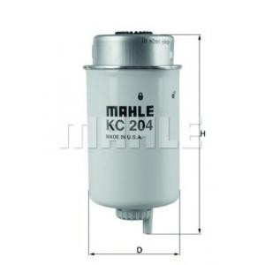 горивен филтър MAHLE ORIGINAL KC 204 