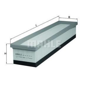 въздушен филтър MAHLE ORIGINAL LX 3144