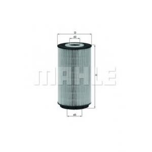 маслен филтър MAHLE ORIGINAL OX 557D 