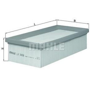 въздушен филтър MAHLE ORIGINAL LX 3456 