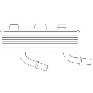 маслен радиатор, двигателно масло JDEUS 405M16 