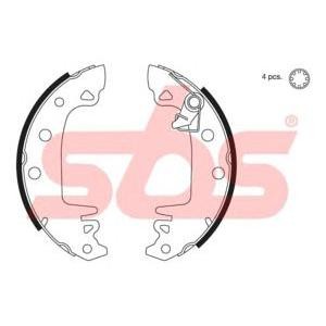 комплект спирачни челюсти sbs 18492799230