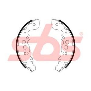 комплект спирачни челюсти sbs 18492752608 