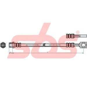 спирачен маркуч sbs 1330854024 