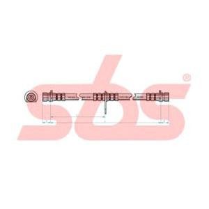 спирачен маркуч sbs 1330852628 