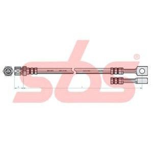спирачен маркуч sbs 1330853647 