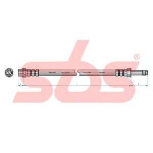 спирачен маркуч sbs 1330853353 
