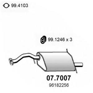задно гърне ASSO 07.7007 
