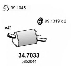 задно гърне ASSO 34.7033 