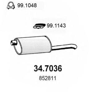 задно гърне ASSO 34.7036