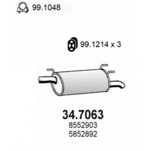 задно гърне ASSO 34.7063