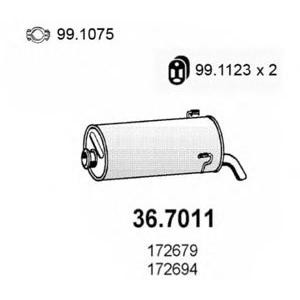 задно гърне ASSO 36.7011