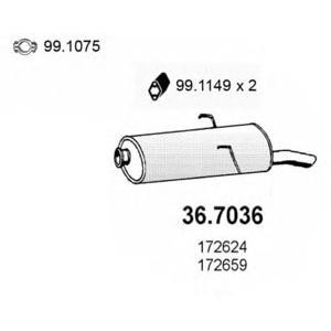 задно гърне ASSO 36.7036