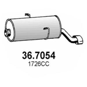 задно гърне ASSO 36.7054