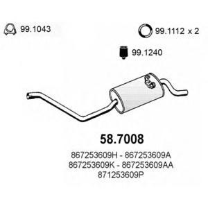 задно гърне ASSO 58.7008 