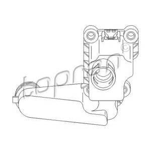 клапан, вентилация корпус разпределителен вал TOPRAN 110 612 