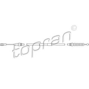 жило за ръчна спирачка TOPRAN 110 727 