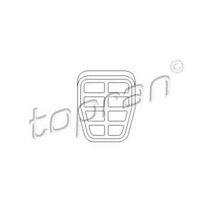 гумичка на спирачен педал TOPRAN 103 409 