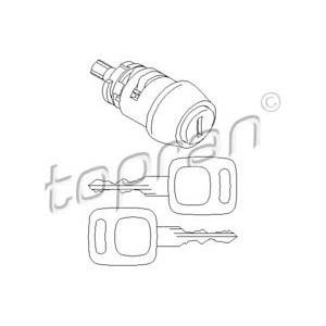 заключващ цилиндър, контактен ключ TOPRAN 107 090 