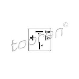 реле, горивна помпа TOPRAN 103 420 