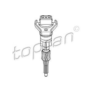 датчик, километраж (разстояние) TOPRAN 108 728 