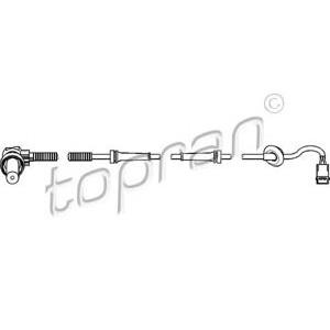 датчик abs TOPRAN 109 926