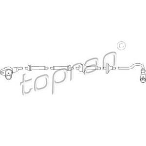 датчик abs TOPRAN 111 073