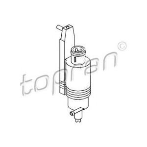 помпа за чистачки TOPRAN 107 282