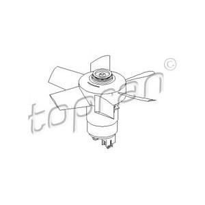вентилатор, охлаждане на двигателя TOPRAN 107 721