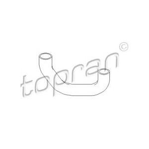 маркуч на радиатора TOPRAN 400 834 