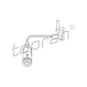 датчик, износване на накладките TOPRAN 401 203 