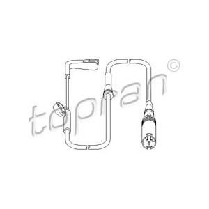 датчик, износване на накладките TOPRAN 500 993 