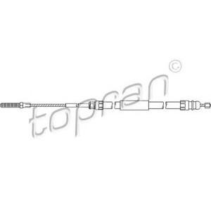 жило за ръчна спирачка TOPRAN 501 098 