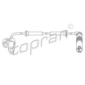 датчик abs TOPRAN 500 979 