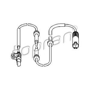 датчик abs TOPRAN 500 985 