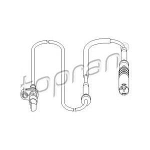датчик abs TOPRAN 501 238