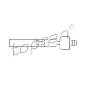 вътрешен кормилен накрайник TOPRAN 722 241