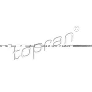 жило за ръчна спирачка TOPRAN 721 632