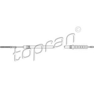 жило за ръчна спирачка TOPRAN 110 163 