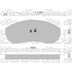 накладки CIFAM 822-098-0 