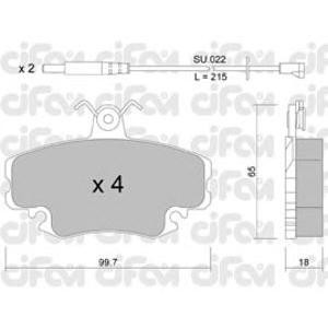 накладки CIFAM 822-120-0K 
