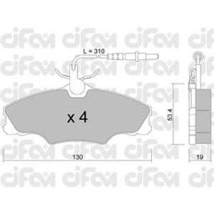накладки CIFAM 822-213-0