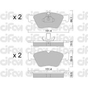 накладки CIFAM 822-219-0