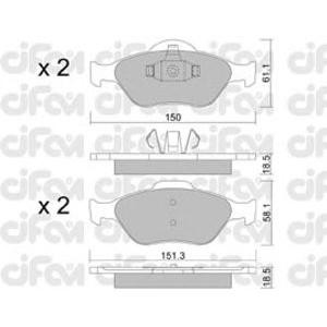 накладки CIFAM 822-316-0
