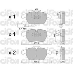 накладки CIFAM 822-548-0 