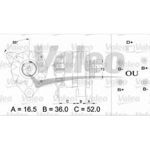 алтернатор VALEO 433368 