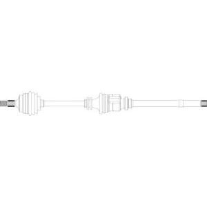 полуоска GENERAL RICAMBI PE3032